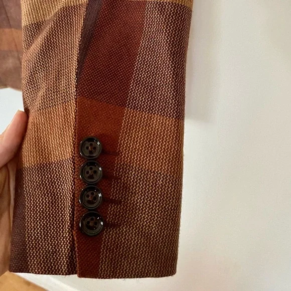 Men’s Plaid Blazer - Picture 4 of 8